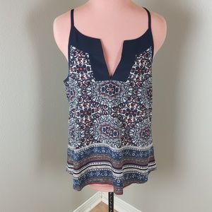 ● ATHLETA BOHO TRIBAL TIE BACK TANK▪S▪